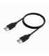 AISENS Cable HDMI V2.0 CCS Premium Alta Velocidad   Hec 4K@60Hz 18Gbps, A M-A M, Negro, 1.0m