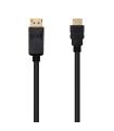 Nanocable Cable Conversor DISPLAYPORT a HDMI, DP/M - HDMI/M, Negro, 1.5 m