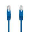 Nanocable Cable Red Latiguillo RJ45 CAT.6 UTP AWG24, Azul, 30 cm