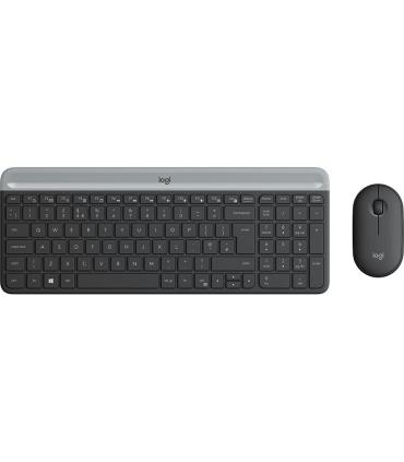 Logitech MK470 teclado Ratón incluido Universal RF inalámbrico QWERTY Español Grafito