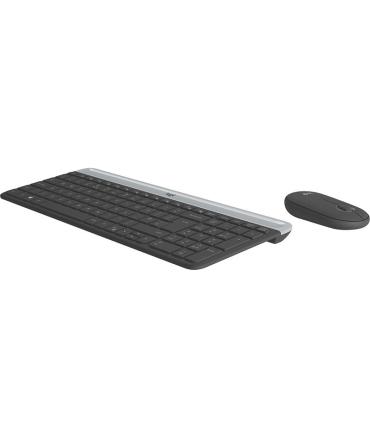 Logitech MK470 teclado Ratón incluido Universal RF inalámbrico QWERTY Español Grafito