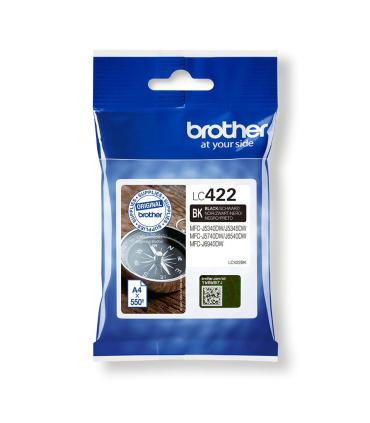 Brother LC-422BK cartucho de tinta 1 pieza(s) Original Negro