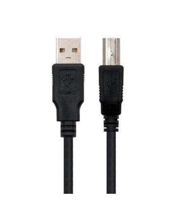 Nanocable 10.01.0102-BK cable USB USB 2.0 1 m USB A USB B Negro