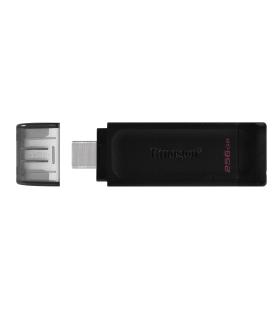 Kingston Technology DataTraveler 70 unidad flash USB 256 GB USB Tipo C 3.2 Gen 1 (3.1 Gen 1) Negro