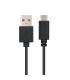 Nanocable USB 2.0, 2m cable USB USB C 2 x USB A Negro