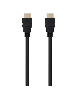 Nanocable Cable HDMI V2.0 4K@60Hz 18Gbps A M-A M, 0.5 m, Negro