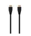 Nanocable Cable HDMI V2.0 4K@60Hz 18Gbps A/M-A/M, 0.5 m, Negro