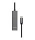 AISENS Hub USB 3.1 USB-C, USB-C M - 4 x Tipo A H, Gris, 15 cm