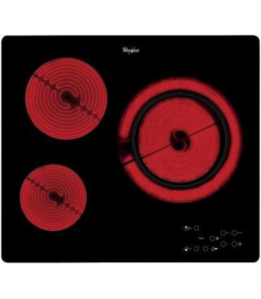 Whirlpool AKT 807 BF hobs Negro Integrado Cerámico 3 zona(s)