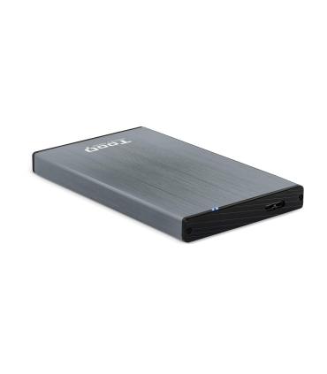 TooQ TQE-2527G caja para disco duro externo Caja de disco duro (HDD) Negro, Gris 2.5"