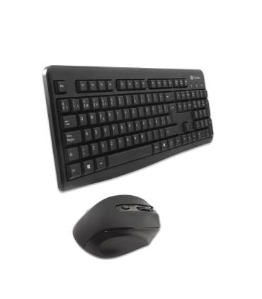 CoolBox COO-KTR-02W teclado Ratón incluido Oficina RF inalámbrico QWERTY Español Negro