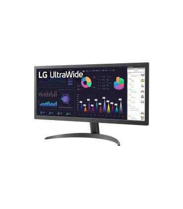 LG 26WQ500-B pantalla para PC 65,3 cm (25.7") 2560 x 1080 Pixeles 4K Ultra HD LCD Negro