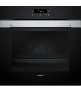 Siemens iQ300 HB372AES3 horno 71 L Negro, Acero inoxidable