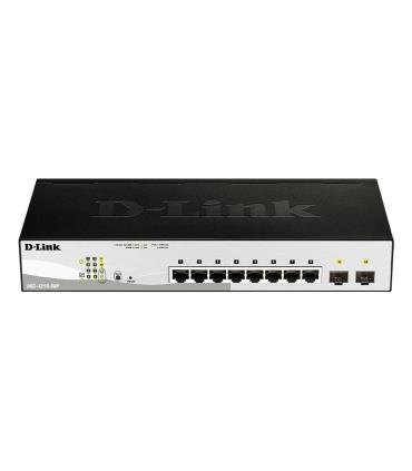 D-Link DGS-1210-08P Gestionado L2 Gigabit Ethernet (10 100 1000) Energía sobre Ethernet (PoE) Negro