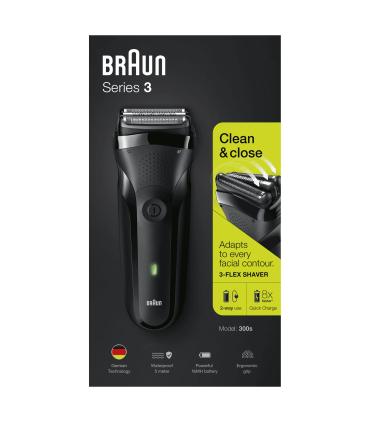 Braun Series 3 300s Máquina de afeitar de láminas Recortadora Negro