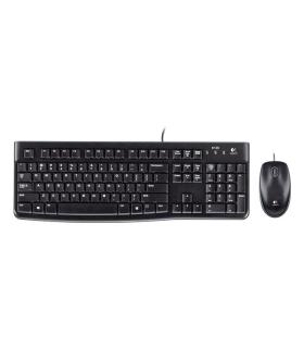 Logitech Desktop MK120 teclado Ratón incluido USB QWERTY Italiano Negro