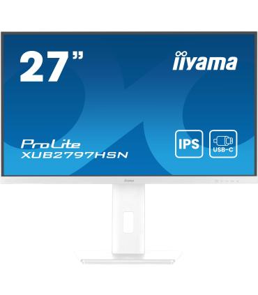 iiyama ProLite XUB2797HSN-W2 pantalla para PC 68,6 cm (27") 1920 x 1080 Pixeles Full HD LED Blanco