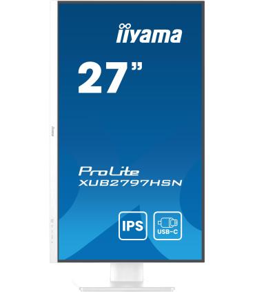 iiyama ProLite XUB2797HSN-W2 pantalla para PC 68,6 cm (27") 1920 x 1080 Pixeles Full HD LED Blanco