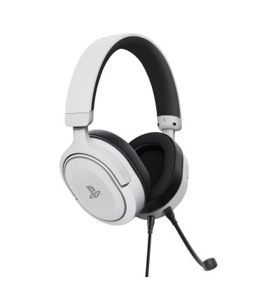 Trust GXT 498 Forta Auriculares Alámbrico Diadema Juego Negro, Blanco