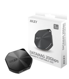 MSI DATAMAG 20GBPS 1TB unidad externa de estado sólido USB Tipo C USB 3.2 Gen 2x2 Negro