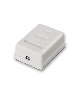 AISENS A139-0303 caja de conexiones de red Cat6 Blanco