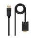 Nanocable Cable conversor DISPLAYPORT a VGA, DP M - VGA M, Negro, 2.0 M