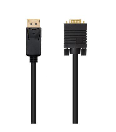 Nanocable Cable conversor DISPLAYPORT a VGA, DP M - VGA M, Negro, 2.0 M