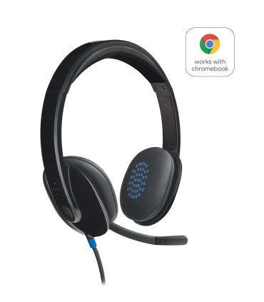 Logitech H540 Auriculares Alámbrico Diadema Oficina Centro de llamadas USB tipo A Negro