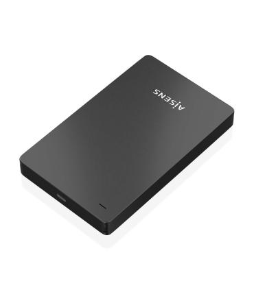 AISENS Caja Externa 2.5″ 9.5mm SATA a USB-C USB3.1 Gen1, Negra