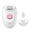 Braun Silk-épil 1 1-010 depiladora 20 pinzas Rosa, Blanco