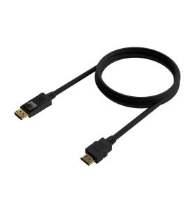 AISENS A125-0551 adaptador de cable de vídeo 1,5 m DisplayPort HDMI tipo A (Estándar) Negro