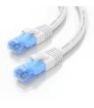 AISENS Cable De Red Latiguillo RJ45 Cat.6 UTP AWG26 CCA, Blanco, 30 cm