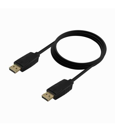 AISENS Cable DISPLAYPORT V1.2 CCS 4K@60Hz, DP M-DP M, Negro, 1.5m