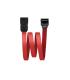 Nanocable 10.18.0202-OEM cable de SATA 0,5 m Negro, Rojo