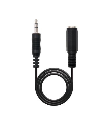 Nanocable 10.24.0201 cable de audio 1,5 m 3,5mm Negro