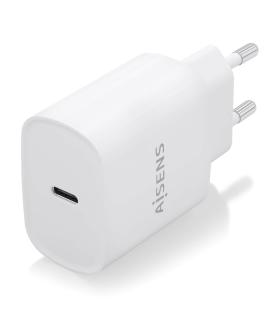 AISENS Cargador USB-C PD3.0 1 Puerto 1xUSB-C 20W, Blanco