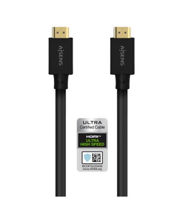 AISENS Cable HDMI V2.1 Ultra Alta Velocidad   Hec 8K@60Hz 48Gbps, A M-A M, Negro, 5.0M