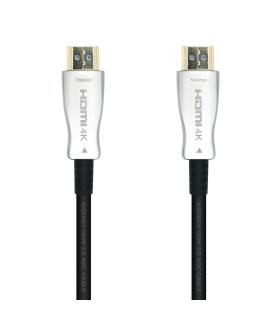 AISENS Cable HDMI V2.0 AOC Premium Alta Velocidad   HEC 4k@60Hz 18Gbps, A M-A M, Negro, 15m