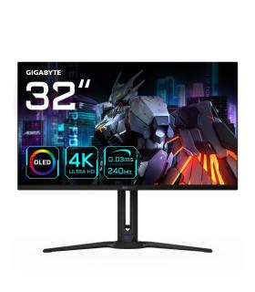 GIGABYTE Monitor de juegos OLED AORUS FO32U2 de 32” - 3840 x 2160 (UHD), 240Hz, 0.03ms, KVM, 250 cd m², FreeSync Premium Pro,