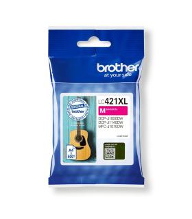 Brother LC-421XLM cartucho de tinta 1 pieza(s) Original Alto rendimiento (XL) Magenta