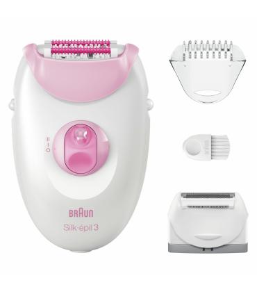 Braun Silk-épil 3 3-031 20 pinzas Rosa, Blanco