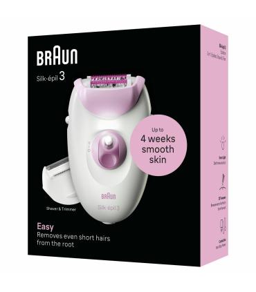 Braun Silk-épil 3 3-031 20 pinzas Rosa, Blanco