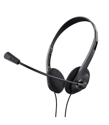 Trust 21665 auricular y casco Auriculares Alámbrico Dentro de oído Llamadas Música Negro