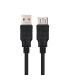 Nanocable CABLE USB 2.0, TIPO A M-A H, NEGRO, 1.8 M