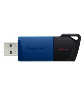 Kingston Technology DataTraveler Exodia M unidad flash USB 64 GB USB tipo A 3.2 Gen 1 (3.1 Gen 1) Negro, Azul