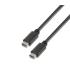 AISENS A107-0055 cable USB USB 2.0 0,5 m USB C Negro