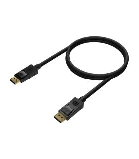 AISENS Cable DISPLAYPORT V1.2 4K@60Hz, DP M-DP M, Negro, 0.5M