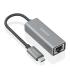 AISENS Conversor USB3.1 Gen1 USB-C a ethernet Gigabit 10 100 1000 Mbps, Gris, 15cm