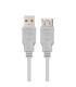 Nanocable CABLE USB 2.0, TIPO A M-A H, BEIGE, 1.8 M