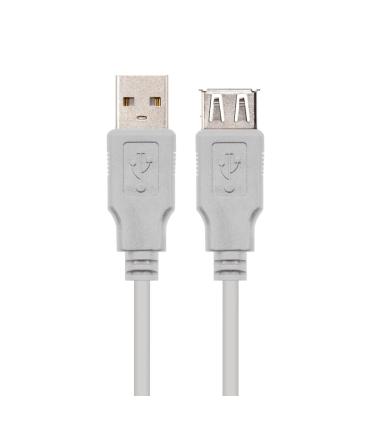 Nanocable CABLE USB 2.0, TIPO A M-A H, BEIGE, 1.8 M